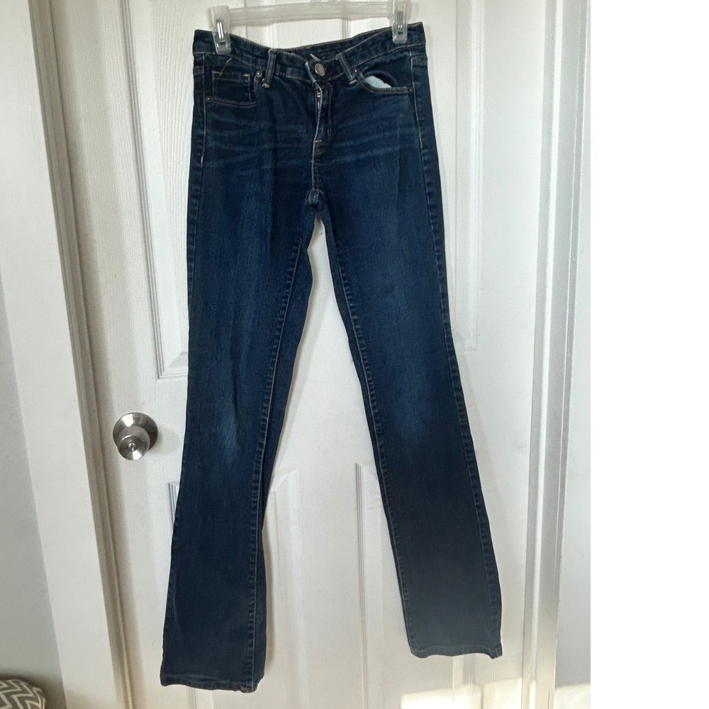 Modern Bootcut Jeans Women's Size 4L Dark Wash Stretch Denim Mid Rise
